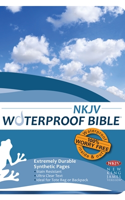 NKJV Waterproof Bible Blue Wave