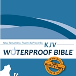 KJV Waterproof Bible New Test. Psalms & Prov. Blue Wave