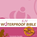 KJV Waterproof Bible Pink Brown