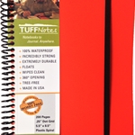 TUFFNotes waterproof spiral notebook - Orange Dot Grid