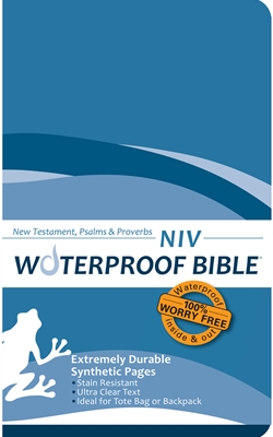 NIV Waterproof Bible New Test. Psalms & Prov. Blue Wave