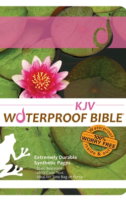 KJV Waterproof Bible Lily Pad